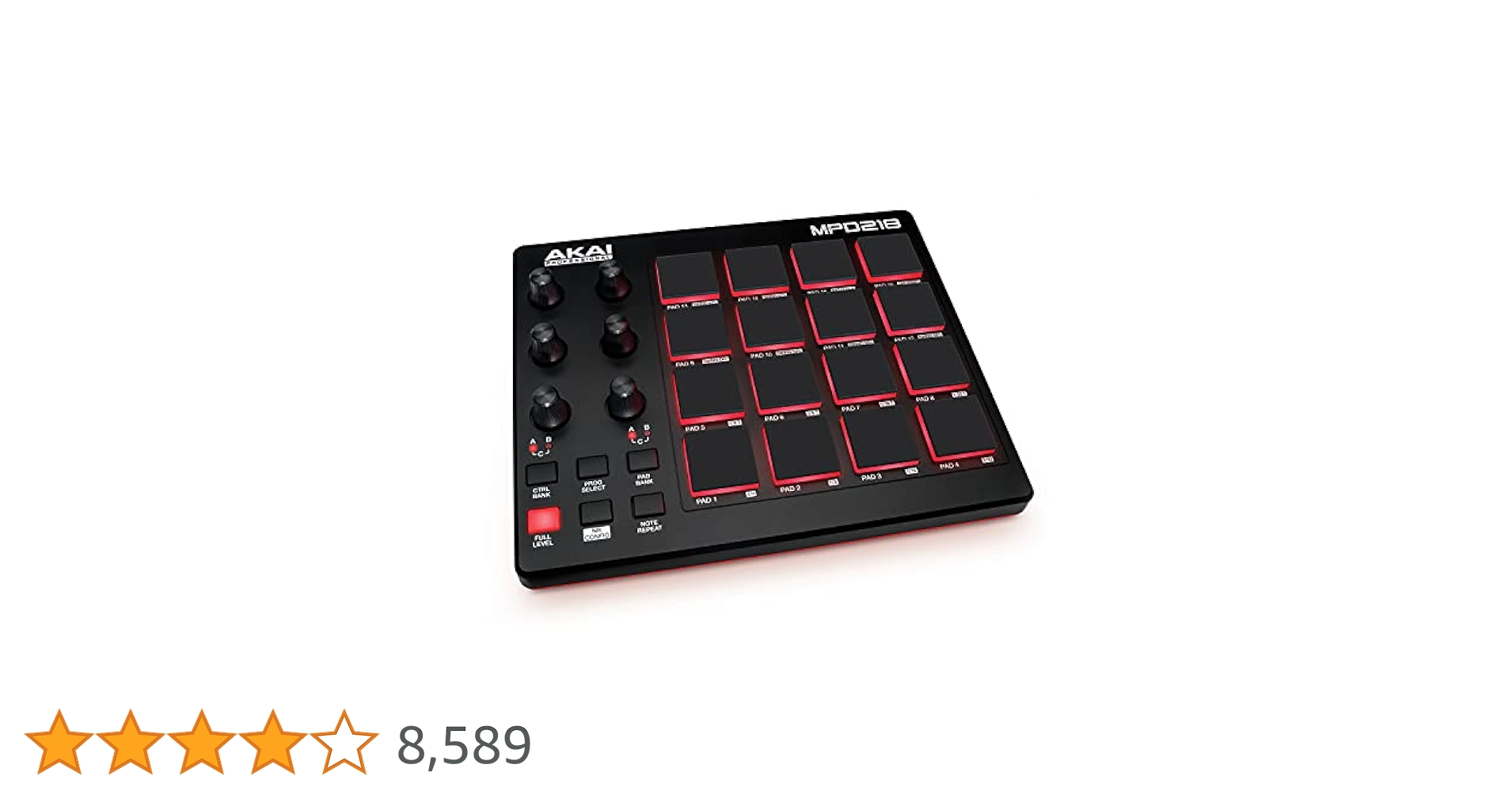 Amazon.co.jp: Akai Professional MPD218 | MIDI Drum Pad